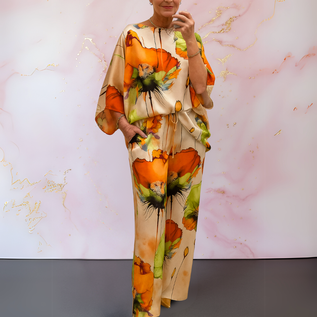 Kana | サテンツーピース女性用セット