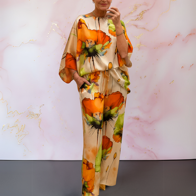 Kana | サテンツーピース女性用セット