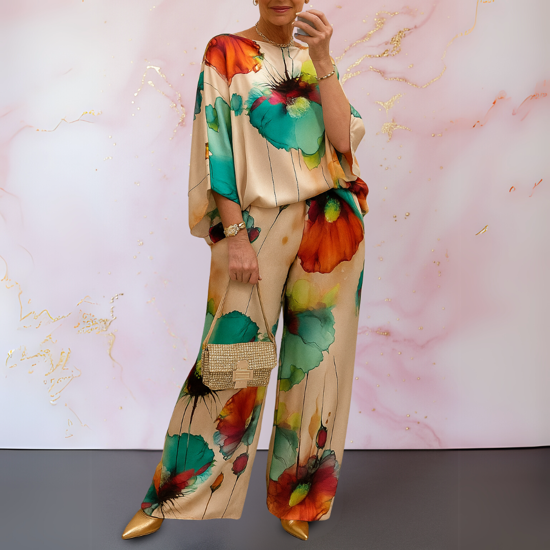 Kana | サテンツーピース女性用セット